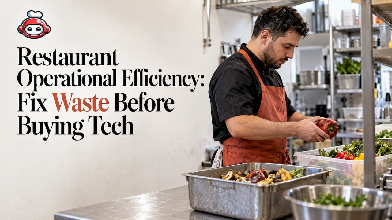 Restaurant Operational Efficiency: Fix Waste Before Buying Tech